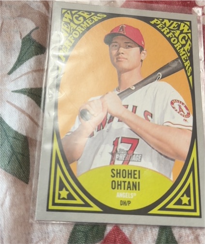 2019 Topps Heritage #NAP-14 Shohei Ohtani — front