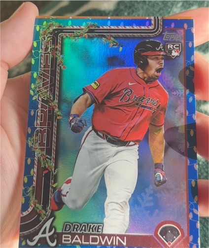 2025 Topps Holiday #H60 Drake Baldwin — front