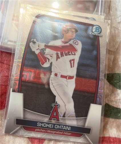 2023 Bowman Chrome #51 Shohei Ohtani Mojo Refractor — front