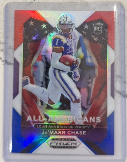 2021 Panini Prizm Draft Picks #185 Ja'Marr Chase — front