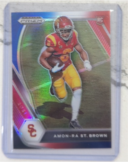 2021 Panini Prizm Draft Picks #133 Amon-Ra St. Brown — front