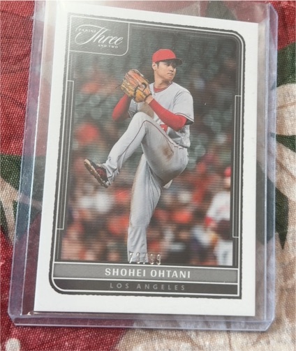 2022 Panini Three and Two #3 Shohei Ohtani — front