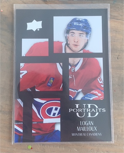 2024-25 Upper Deck #P45 Logan Mailloux — front
