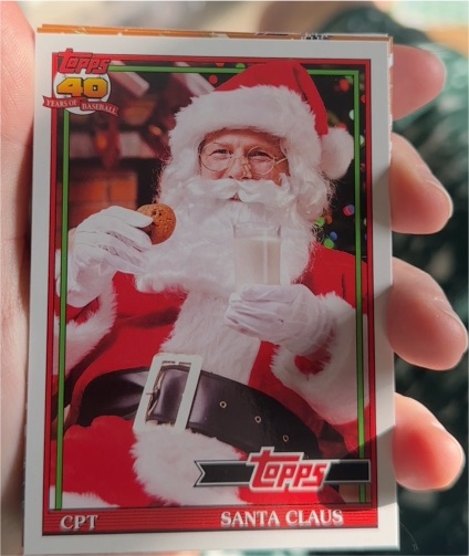 2025 Topps Holiday #TSA-91 Santa Claus — front