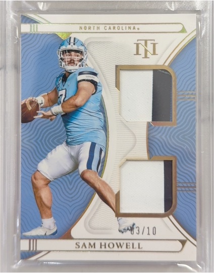 2021 Panini National Treasures #RDM-SH Sam Howell — front