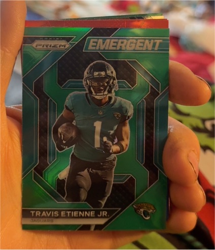 2023 Panini Prizm Emergent #H-16 Travis Etienne Jr. — front