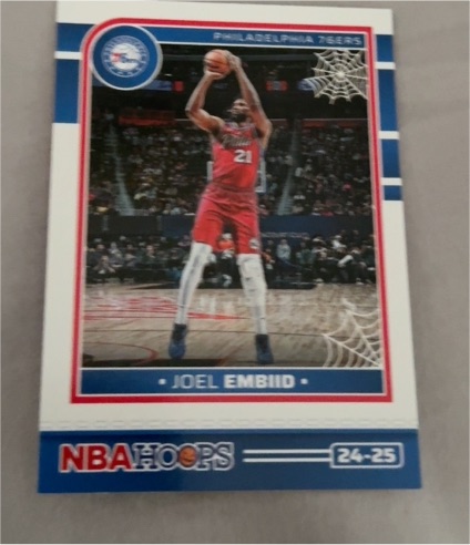2024-25 Panini NBA Hoops #24-25 Joel Embiid — front