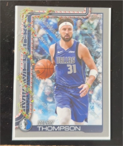 2025-26 Topps Holiday #H137 Klay Thompson — front