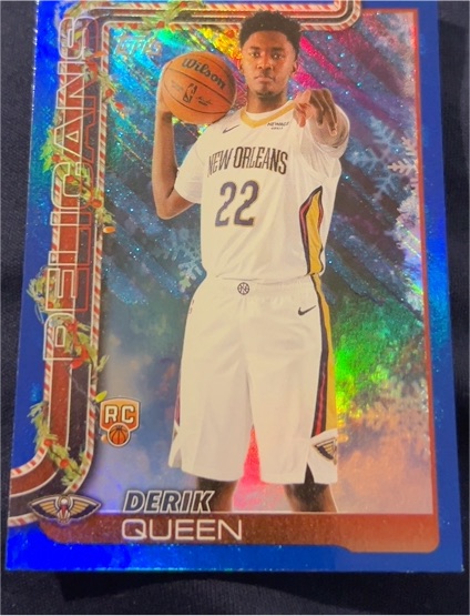 2025-26 Topps Holiday #H173 Derik Queen — front