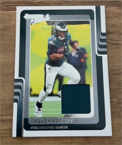 2025 Panini Donruss Threads #DTH-SBY Saquon Barkley — front