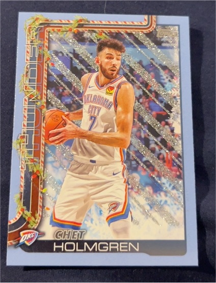 2025-26 Topps Holiday #H93 Chet Holmgren — front