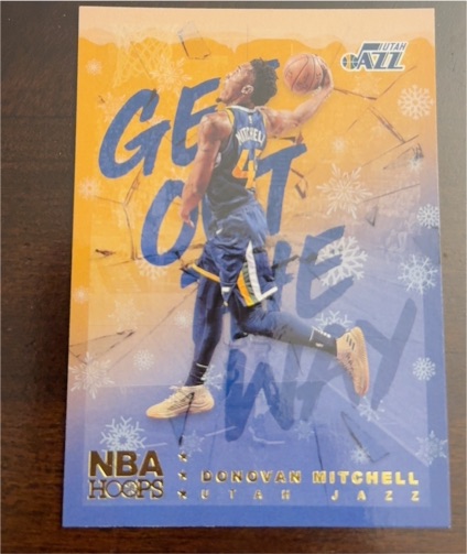 2018-19 Panini NBA Hoops Get Out The Way #GOW-8 Donovan Mitchell — front