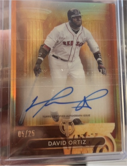 2025 Topps David Ortiz #05/25 — front