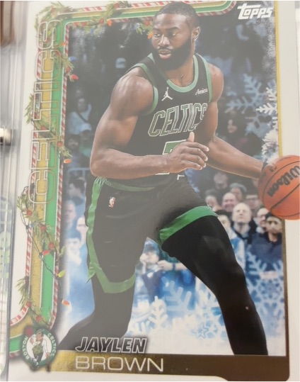 2025-26 Topps Holiday #H2 Jaylen Brown — front