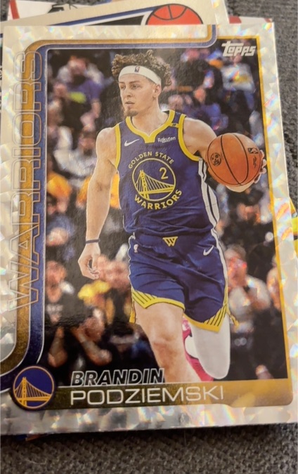 2025-26 Topps #141 Brandin Podziemski — front