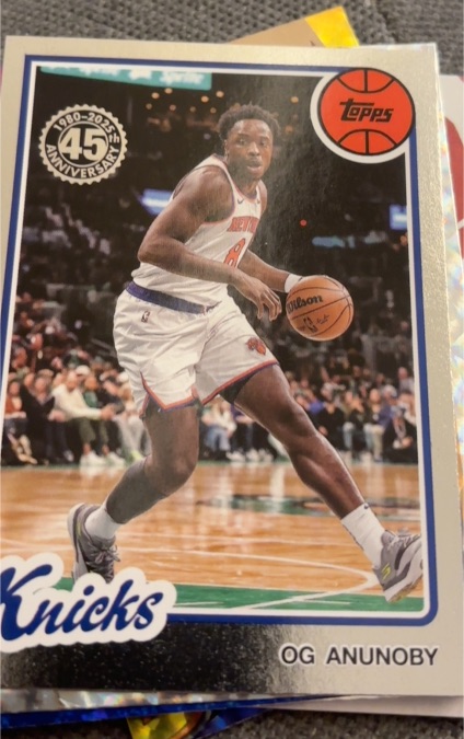 2025-26 Topps #80BK-33 OG Anunoby 1980-81 Topps Basketball — front