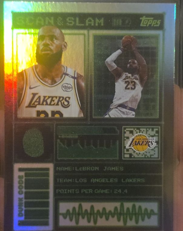 2025-26 Topps Scan and Slam #SS-8 LeBron James — front