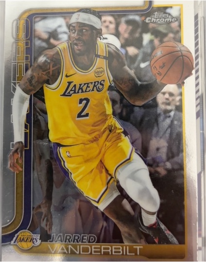 2025-26 Topps Chrome #154 Jarred Vanderbilt — front