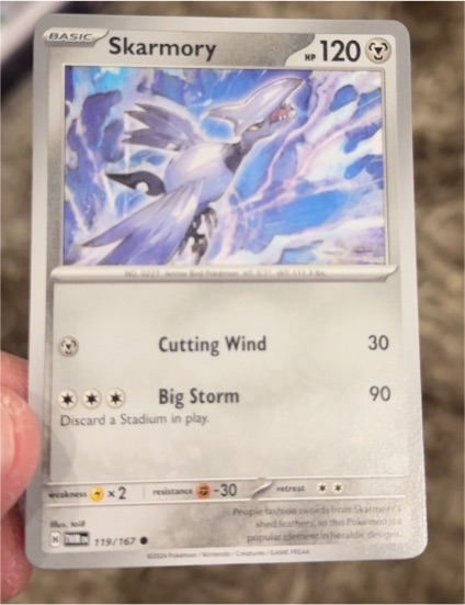 2024 Pokemon SV06 Twilight Masquerade #119 Skarmory — front
