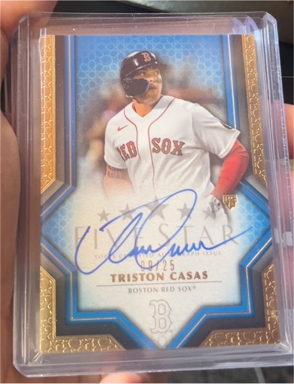 2023 Topps Five Star #FSA-TC Triston Casas — front