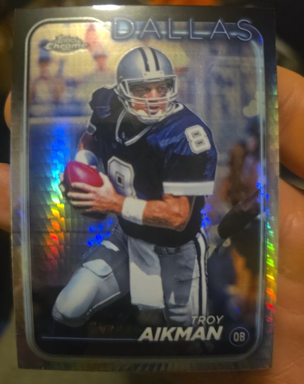 2024 Topps Chrome #37 Troy Aikman — front