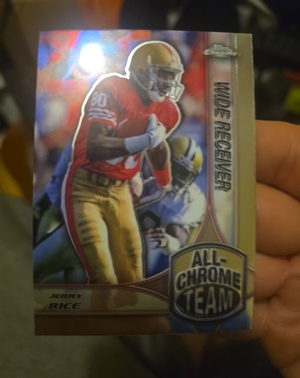 2024 Topps Chrome #ACT-4 Jerry Rice All-Chrome Team — front