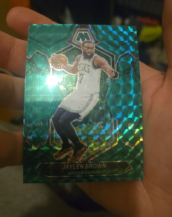 2023-24 Panini Mosaic #182 Jaylen Brown — front