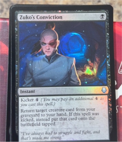 Zuko's Conviction #123 — front