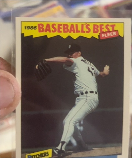 1986 Fleer Baseball's Best #23 Jack Morris — front