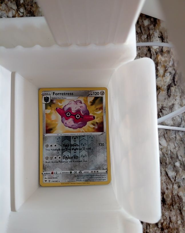 2020 Pokémon Vivid Voltage #114 Forretress — front
