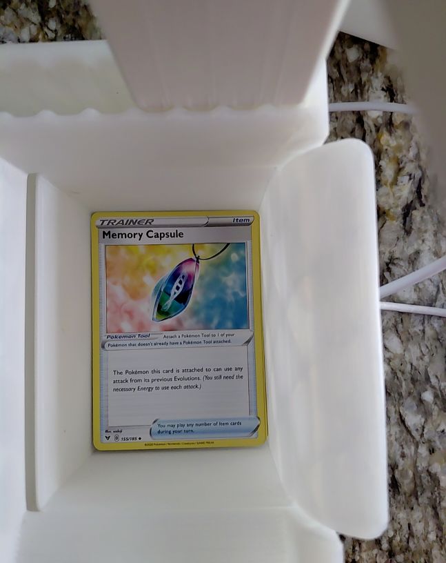 2020 Pokémon Vivid Voltage #155 Memory Capsule — front