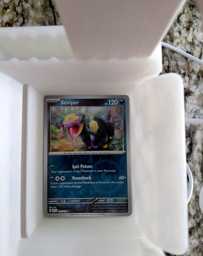 2023 Pokemon Scarlet & Violet #128 Seviper — front