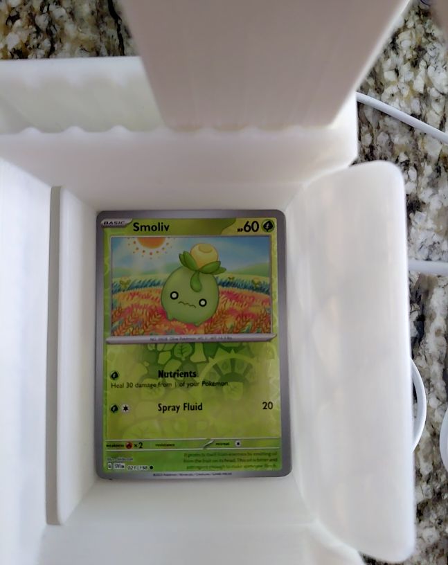 2023 Pokémon Scarlet & Violet #021 Smoliv — front
