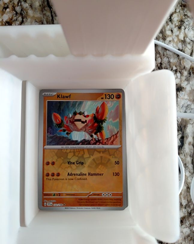 2023 Pokémon Scarlet & Violet #122 Klawf — front