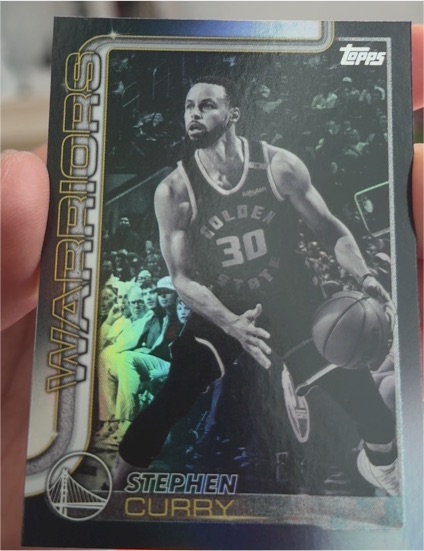 2025-26 Topps #135 Stephen Curry Blackout — front