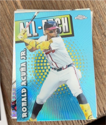 2025 Topps Chrome #CAE-8 Ronald Acuña Jr. All-Etch — front