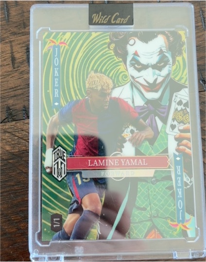 2025 Wild Card Jokers Wild #Joker 1/1 Lamine Yamal — front