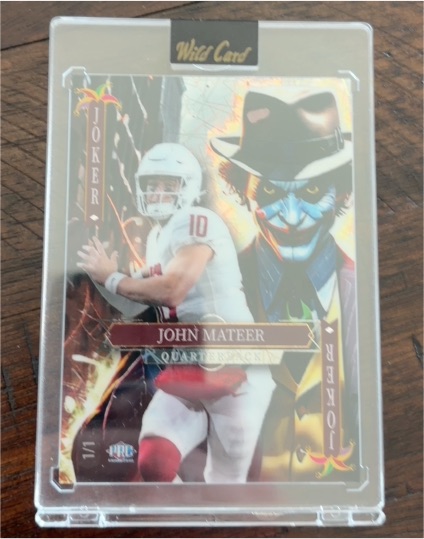 2025 Wild Card Jokers Wild #Joker John Mateer — front