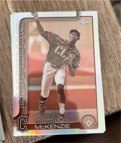 2025 Topps Chrome #21 Triston McKenzie — front
