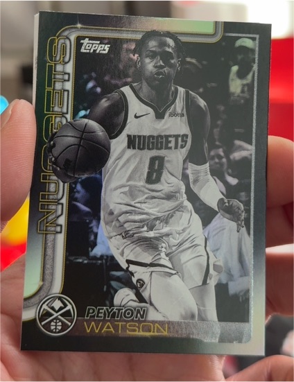 2025-26 Topps #106 Peyton Watson — front