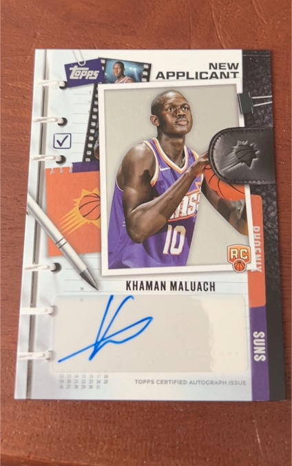 2025-26 Topps Basketball #NA-KM Khaman Maluach — front