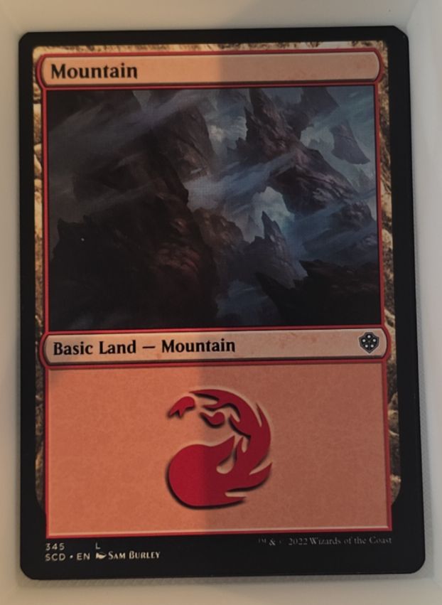2022 Magic the Gathering #345 Mountain — front