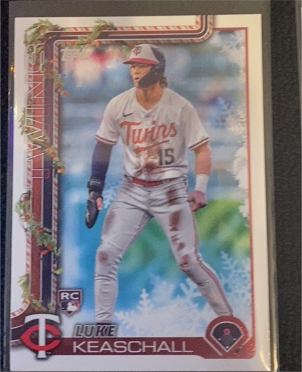 2025 Topps Holiday #H189 Luke Keaschall — front