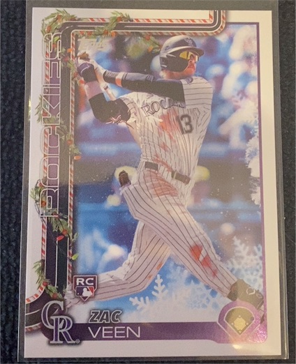 2025 Topps Holiday #H92 Zac Veen — front