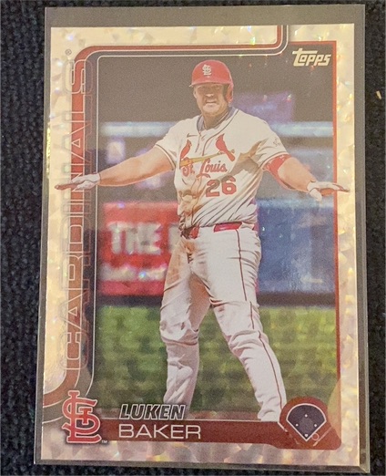 2025 Topps Update #US153 Luken Baker — front