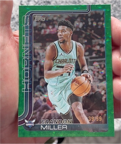 2025-26 Topps #39 Brandon Miller — front