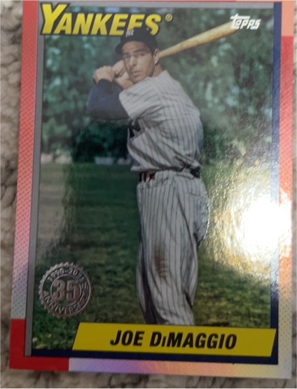 2025 Topps Update 1990 #U90-39 Joe DiMaggio — front