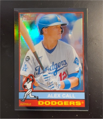 2025 Topps Heritage High Number #577 Alex Call — front