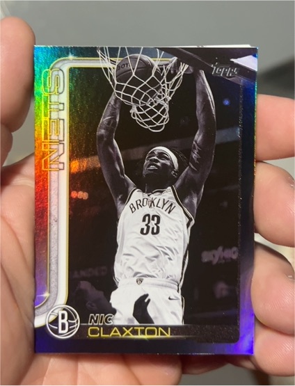 2025-26 Topps #10 Nic Claxton — front