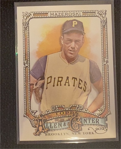 2025 Topps Allen & Ginter #326 Bill Mazeroski — front